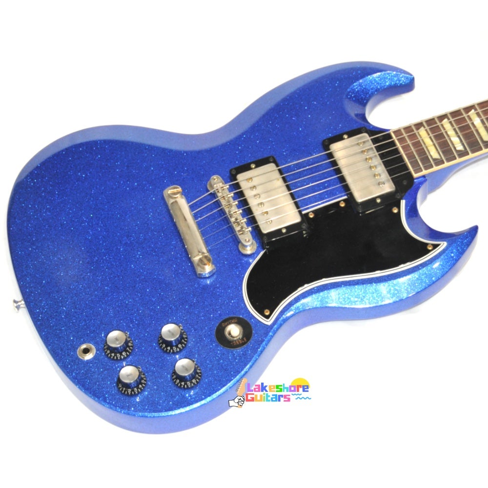 Gibson 61 SG Les paul Standard M2M Stinger Headstock 2024 - Blue